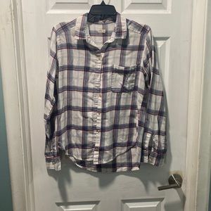 Light plaid long sleeve